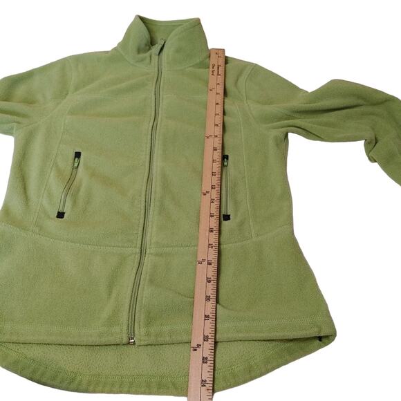 Taylor Marco Sport Green Zip Up Warm Size Medium M Full Zipper - Picture 13 of 15